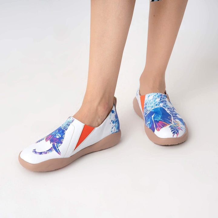 UIN Women Colored Elephant Toledo II Women Canvas loafers
