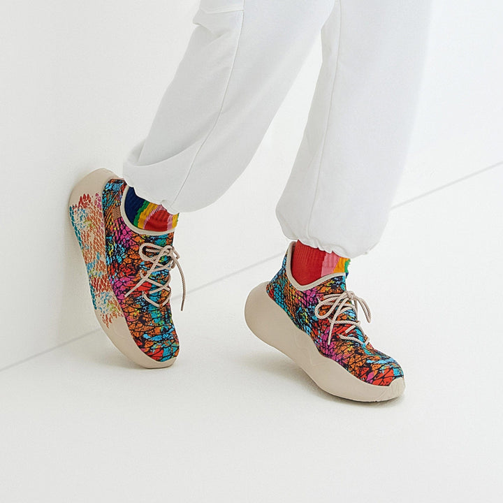 UIN Women Colorful Scale San Sebastian II Women Canvas loafers