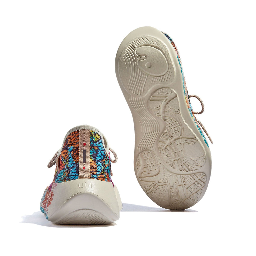 UIN Women Colorful Scale San Sebastian II Women Canvas loafers