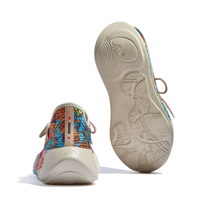 UIN Women Colorful Scale San Sebastian II Women Canvas loafers