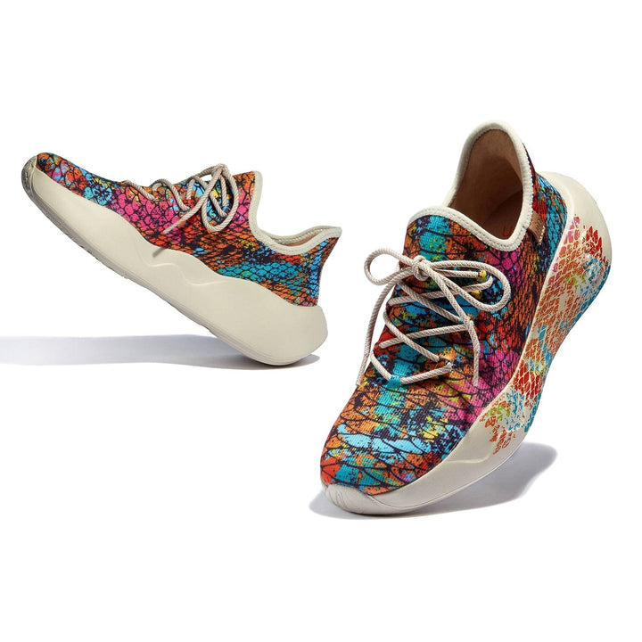 UIN Women Colorful Scale San Sebastian II Women Canvas loafers