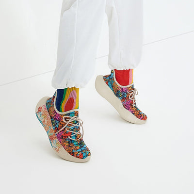 UIN Footwear Women Colorful Scale San Sebastian II Women Canvas loafers