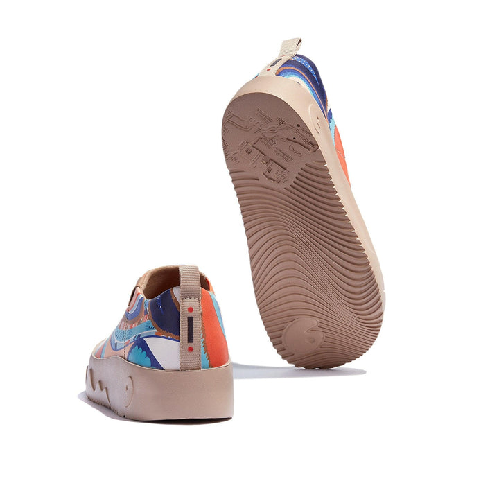 UIN Women Colorful Whirlpool II Toledo IX Women Canvas loafers