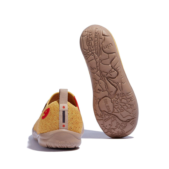 UIN Women Cork Yellow Toledo I Women Canvas loafers