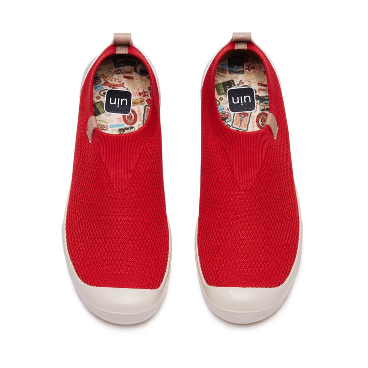 UIN Women Crimson Cadiz II Women Canvas loafers