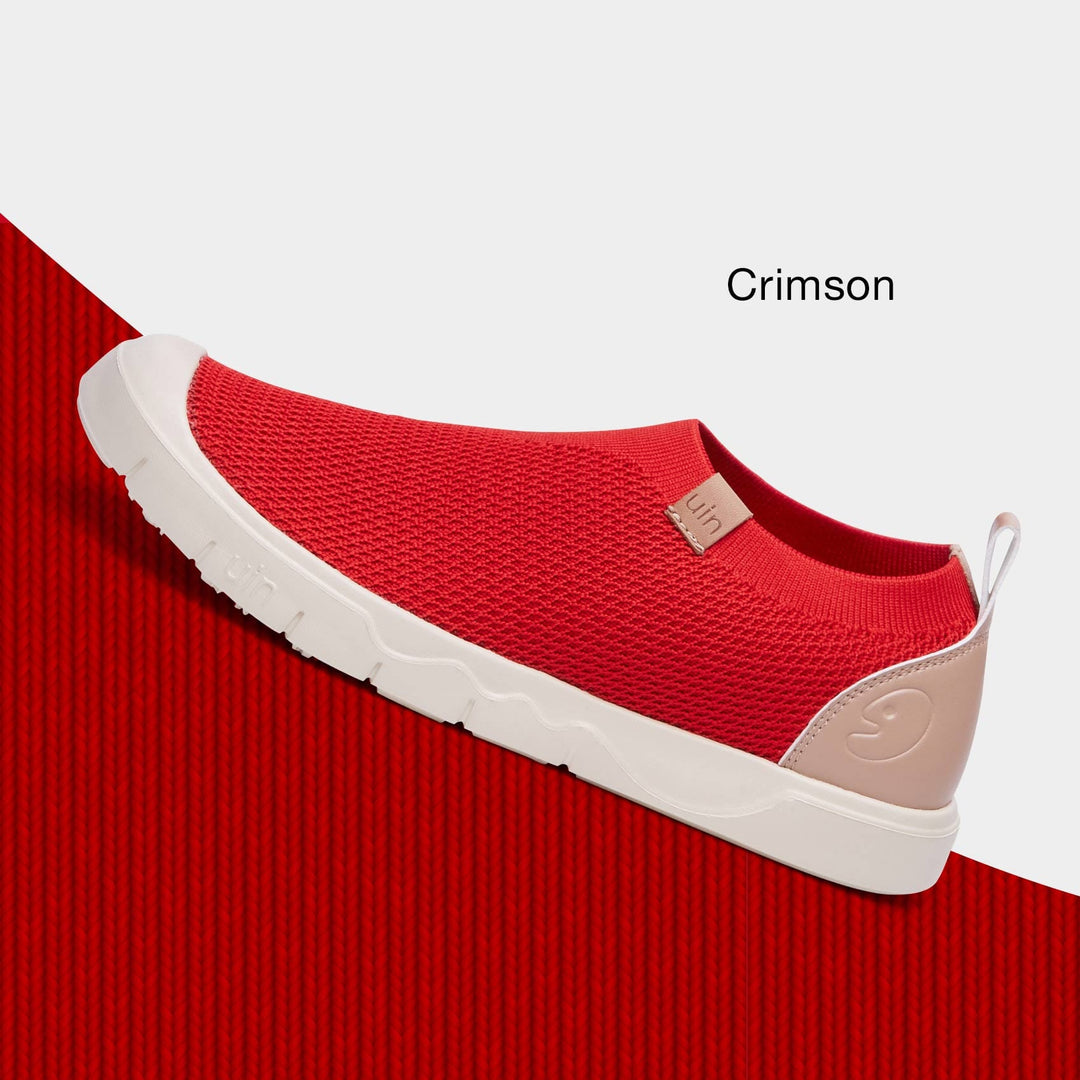 UIN Women Crimson Cadiz II Women Canvas loafers