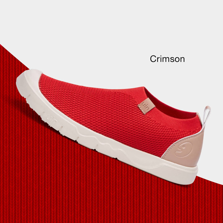 UIN Women Crimson Cadiz II Women Canvas loafers