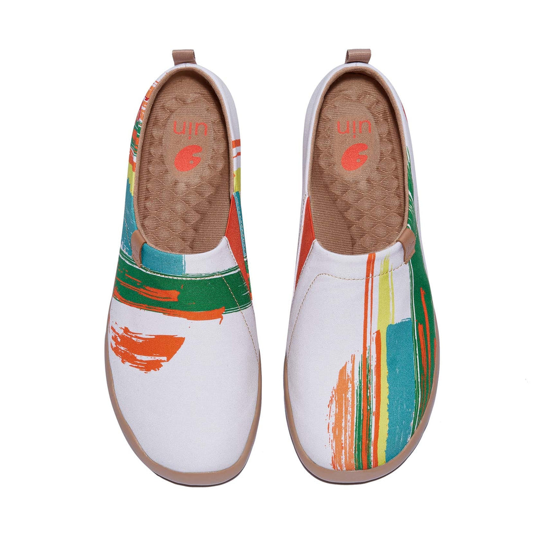 UIN Women Crimson Sunset Toledo I Women Canvas loafers