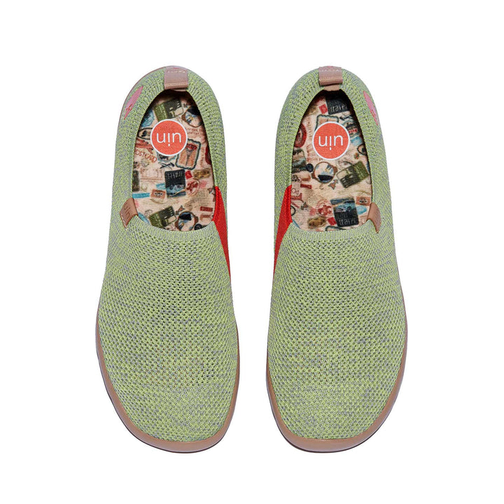 UIN Women Daiquiri Green Toledo I Women Canvas loafers