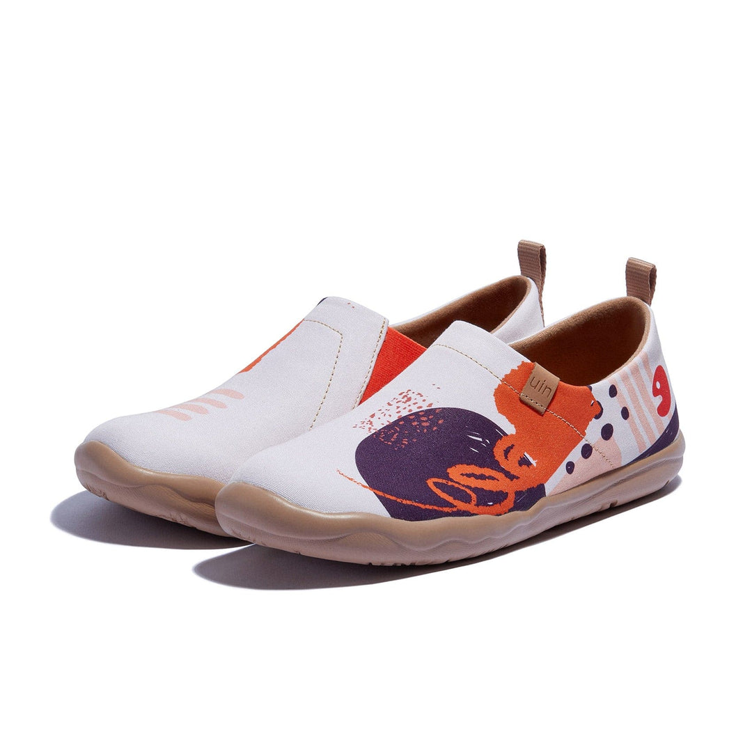 UIN Women Doodle Inspiration Toledo I Women Canvas loafers