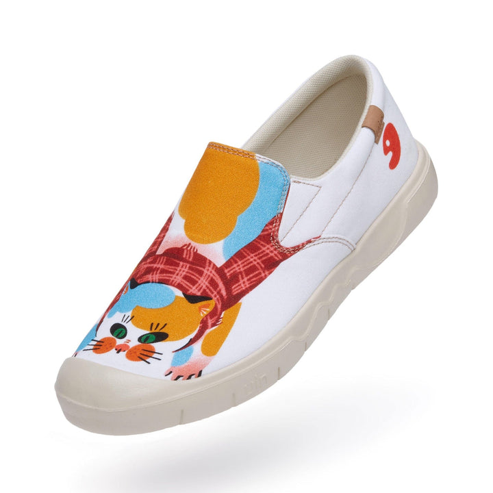 UIN Women Dotted Cat Cadiz I Women Canvas loafers