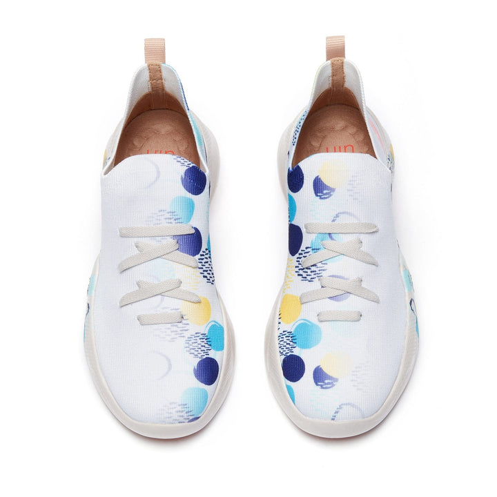 UIN Women Dotted Neon Mijas I Women Canvas loafers