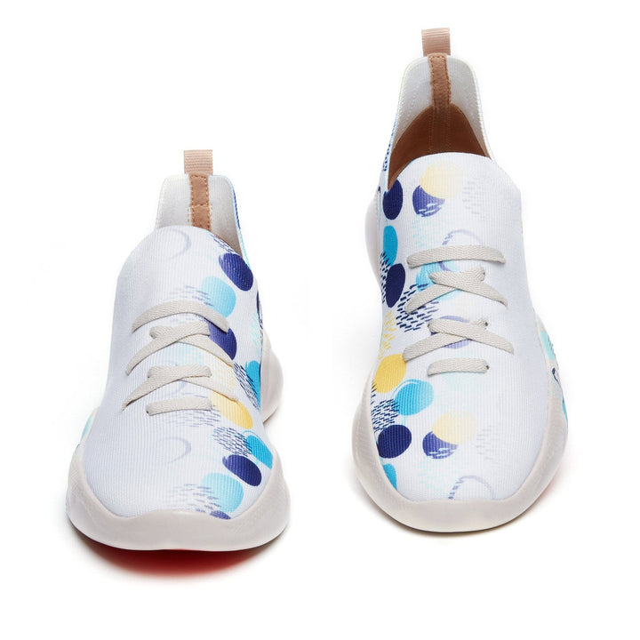 UIN Women Dotted Neon Mijas I Women Canvas loafers