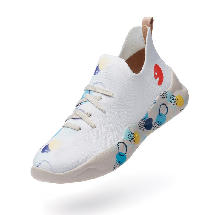 UIN Women Dotted Neon Mijas I Women Canvas loafers