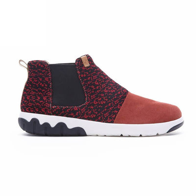 UIN Footwear Women Dr ken Red Canvas loafers