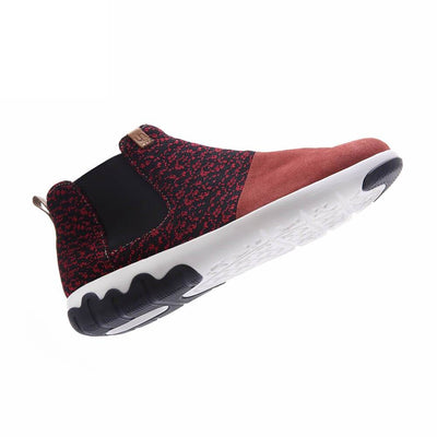 UIN Footwear Women Dr ken Red Canvas loafers