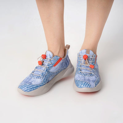 UIN Footwear Women Fading-Blue Mijas III Women Canvas loafers