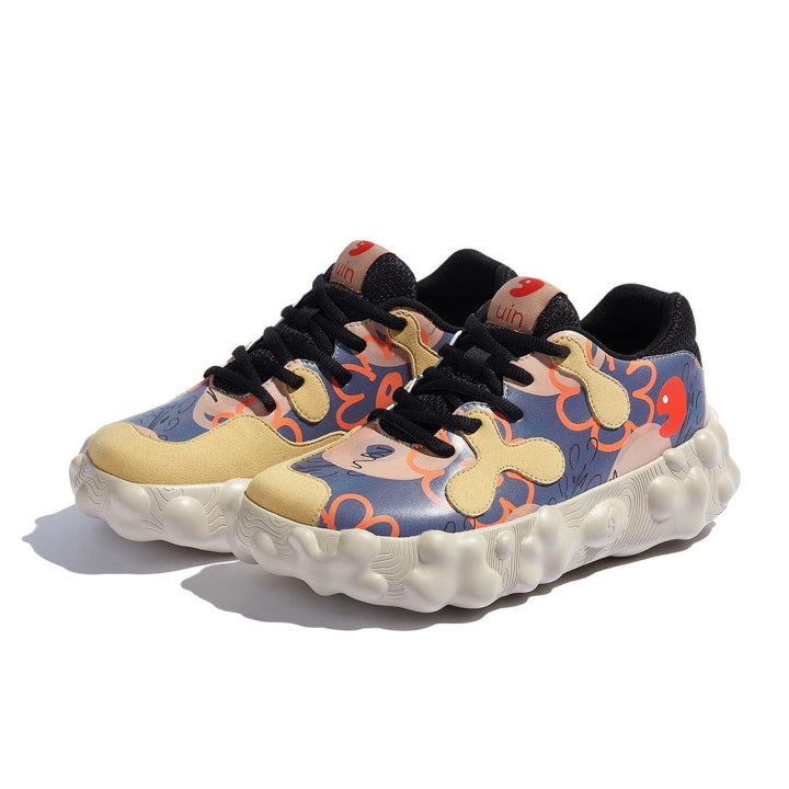UIN Women Floral Graffiti Figueras I Women Canvas loafers