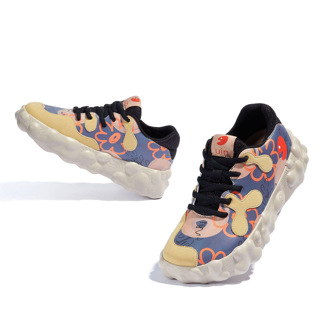 UIN Women Floral Graffiti Figueras I Women Canvas loafers