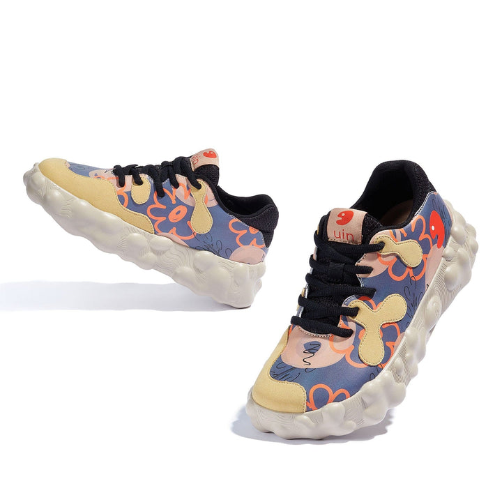 UIN Women Floral Graffiti Figueras I Women Canvas loafers