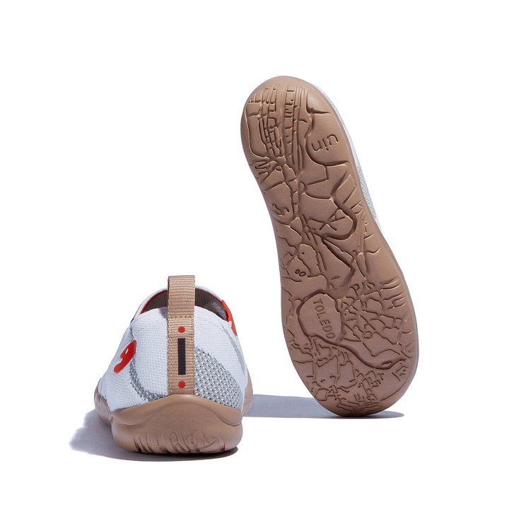 UIN Women Galaxy White Toledo I Women Canvas loafers