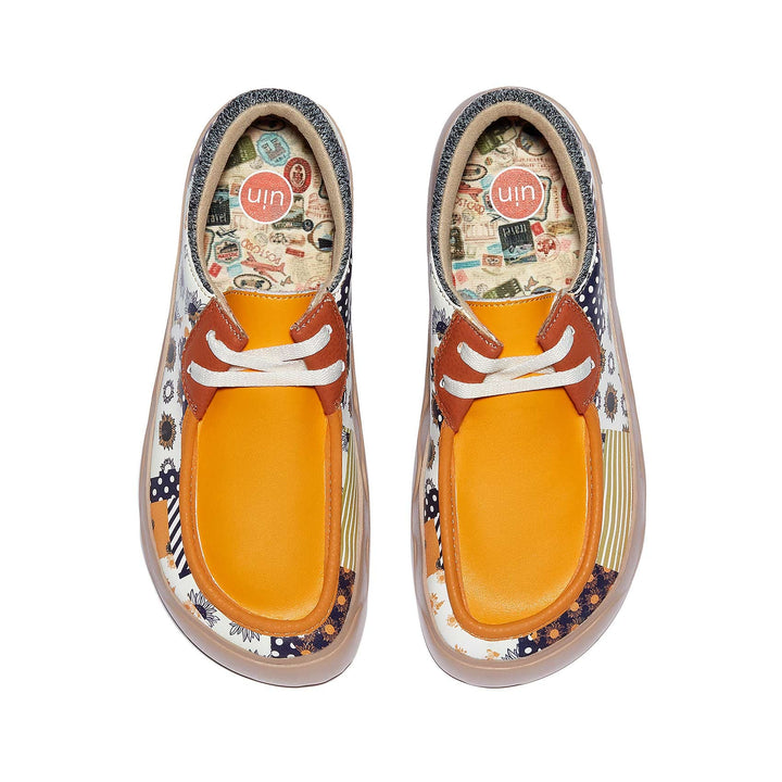UIN Women Geometric Sunflower Fuerteventura VIII Women Canvas loafers