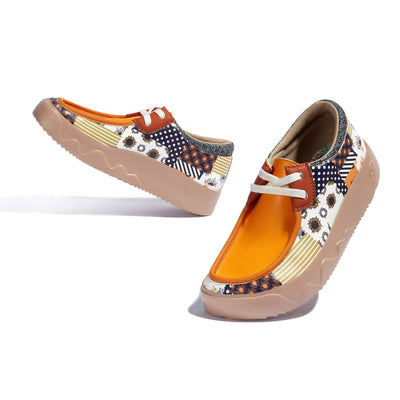 UIN Footwear Women Geometric Sunflower Fuerteventura VIII Women Canvas loafers