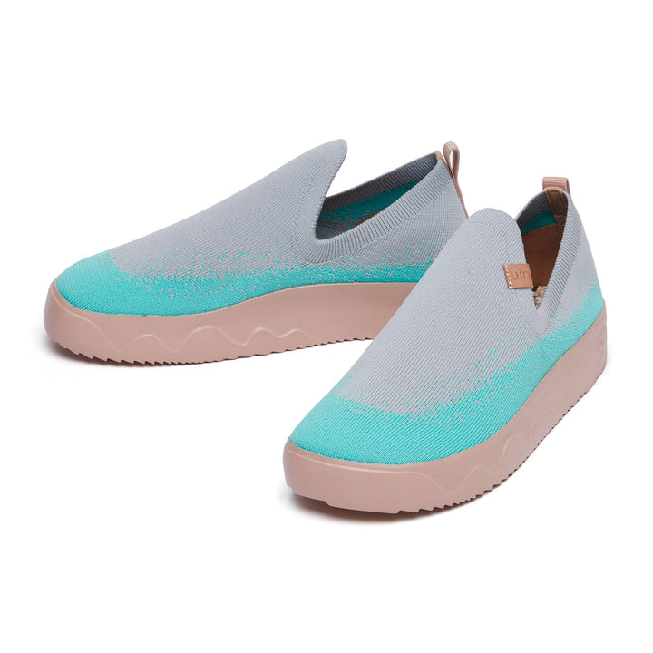 UIN Women Grey Spray Fuerteventura I Women Canvas loafers