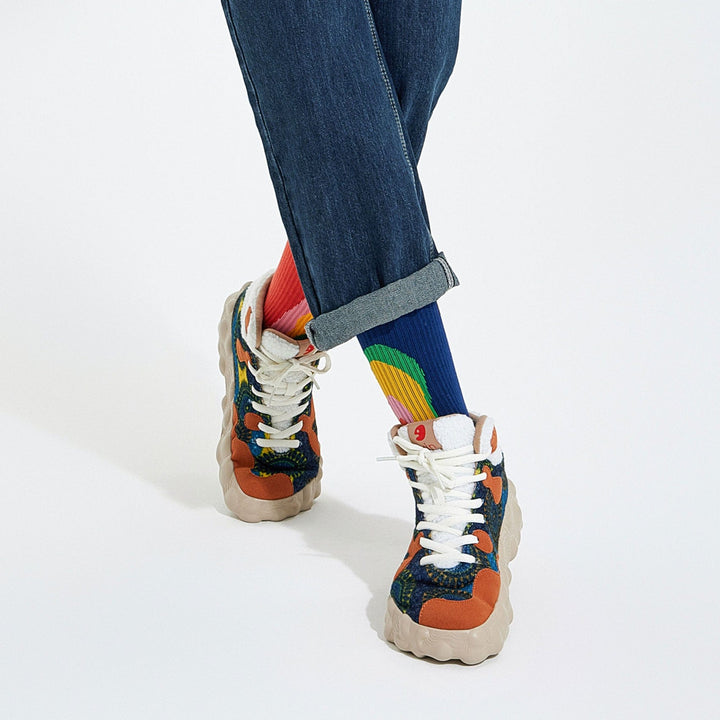 UIN Women Hidden Tribe Figueras III Women Canvas loafers