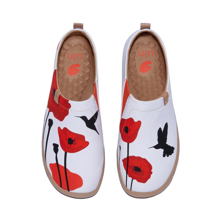 UIN Women Hummingbird & Poppy Toledo I Women Canvas loafers
