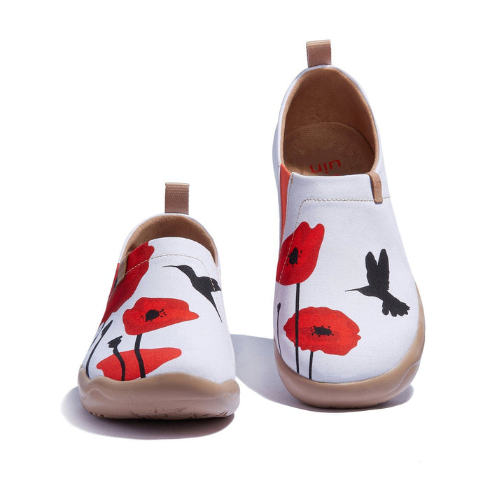 UIN Women Hummingbird & Poppy Toledo I Women Canvas loafers