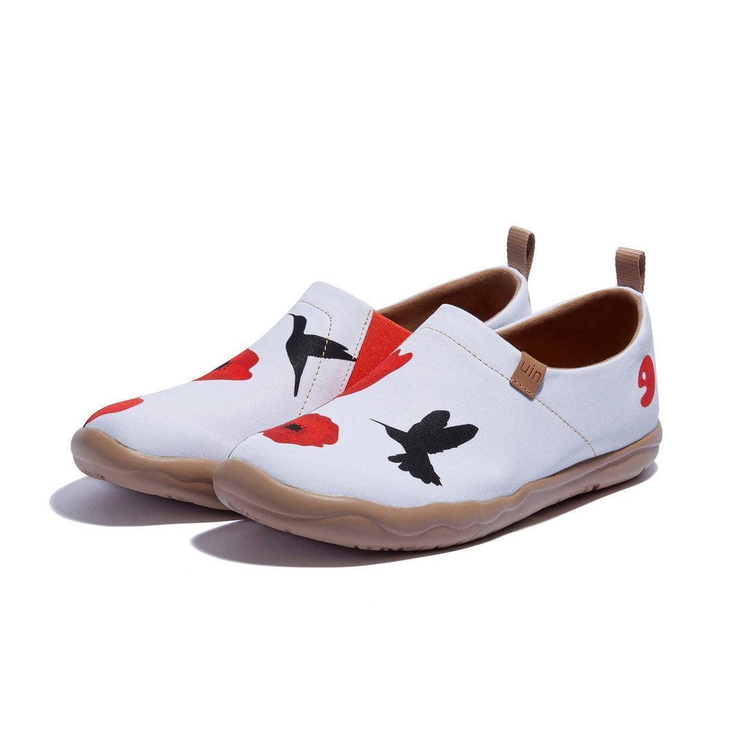 UIN Women Hummingbird & Poppy Toledo I Women Canvas loafers
