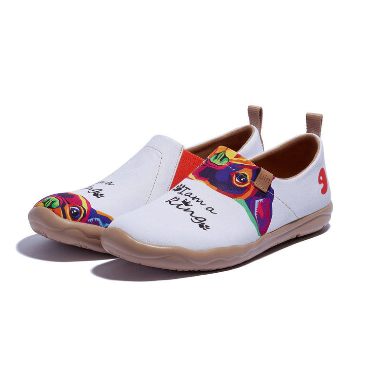 UIN Women I Am the King Toledo I Women Canvas loafers