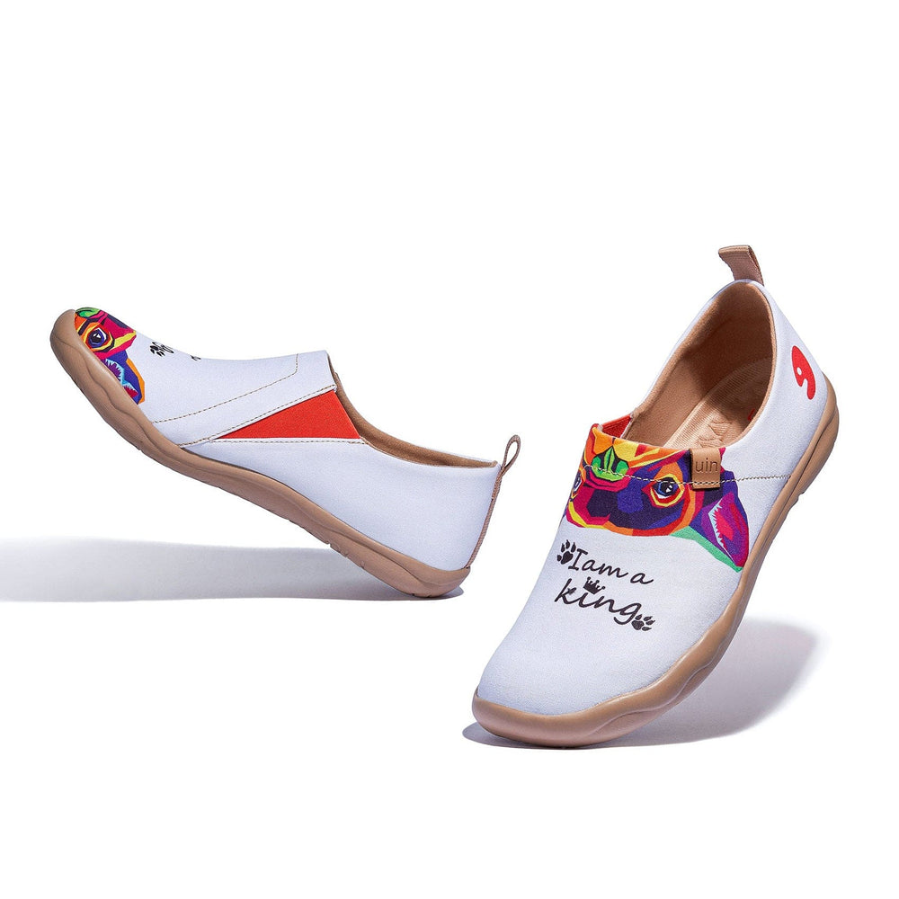 UIN Women I Am the King Toledo I Women Canvas loafers