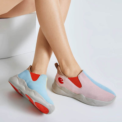UIN Footwear Women Ice-cream Mijas II Canvas loafers