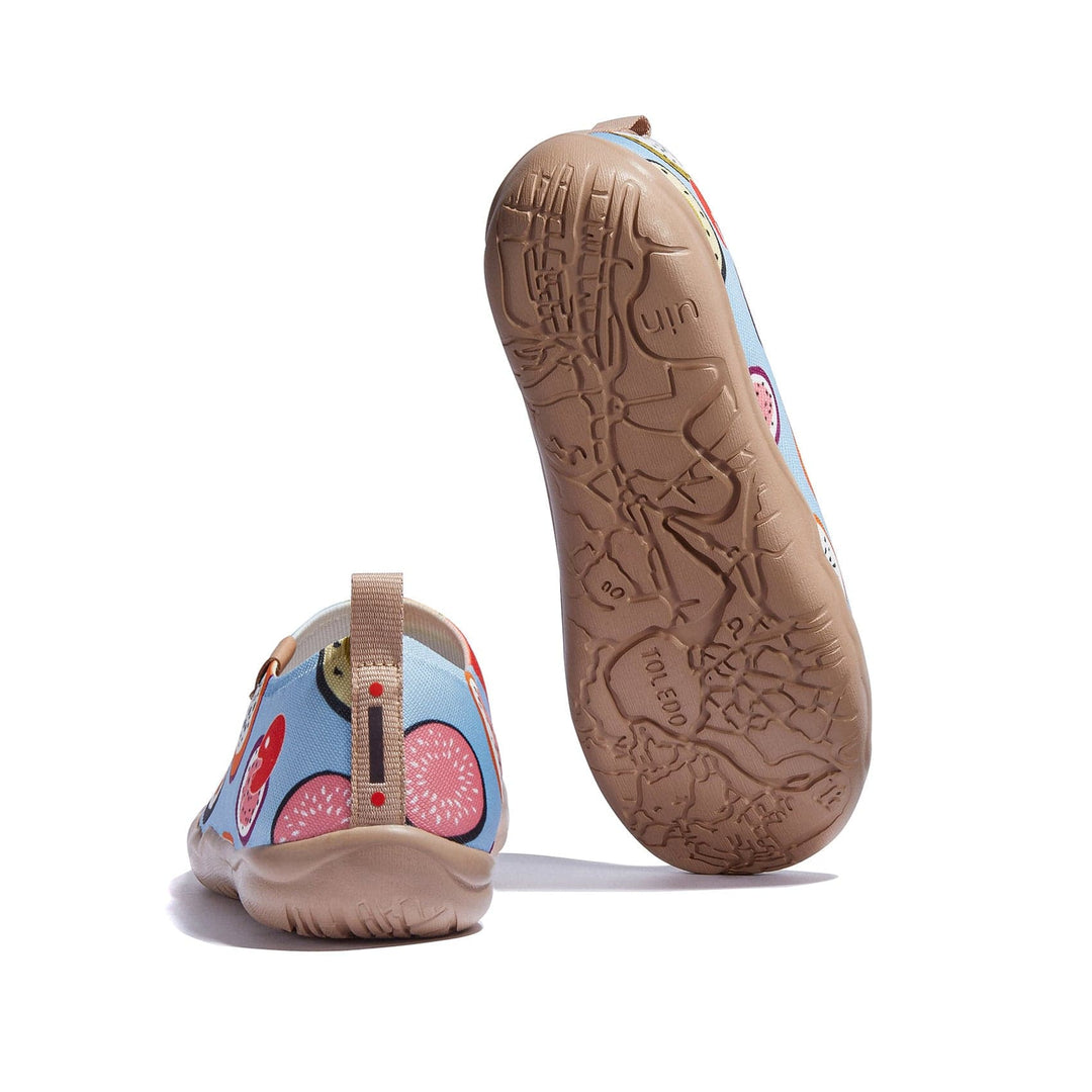 UIN Women Juicy Kiwis Toledo I Women Canvas loafers