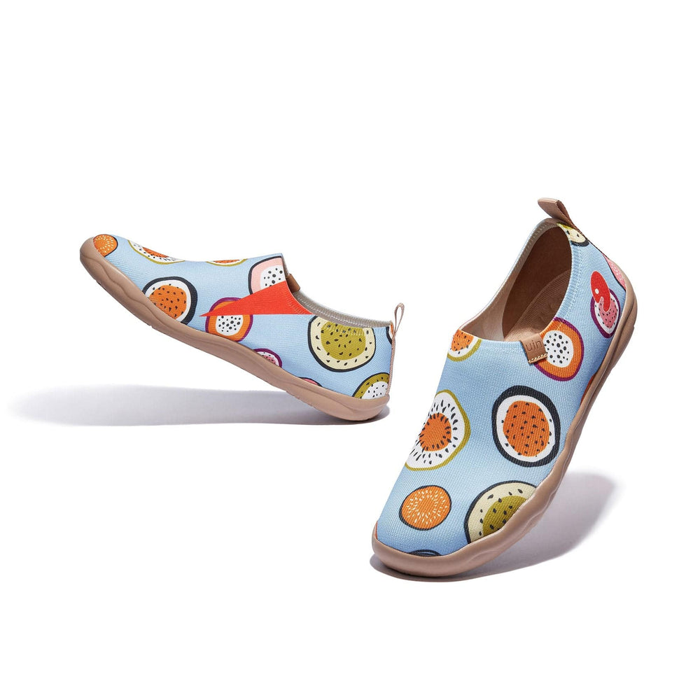 UIN Women Juicy Kiwis Toledo I Women Canvas loafers