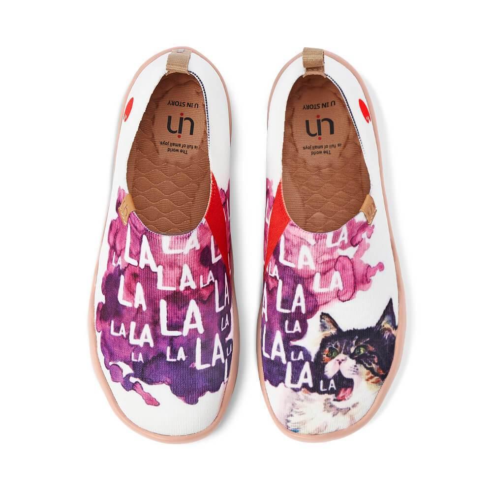 UIN Footwear Women LA LA LA Canvas loafers