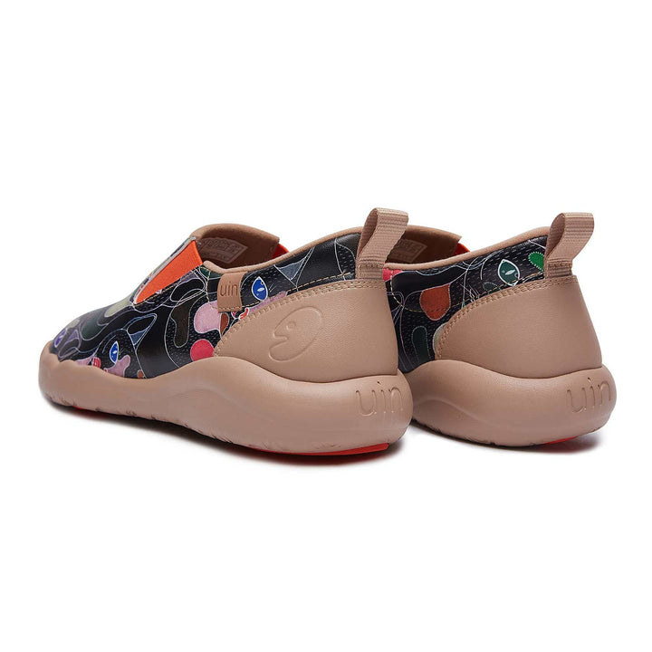 UIN Women Leopard Cuenca Women Canvas loafers
