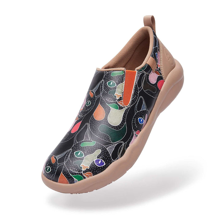 UIN Women Leopard Cuenca Women Canvas loafers