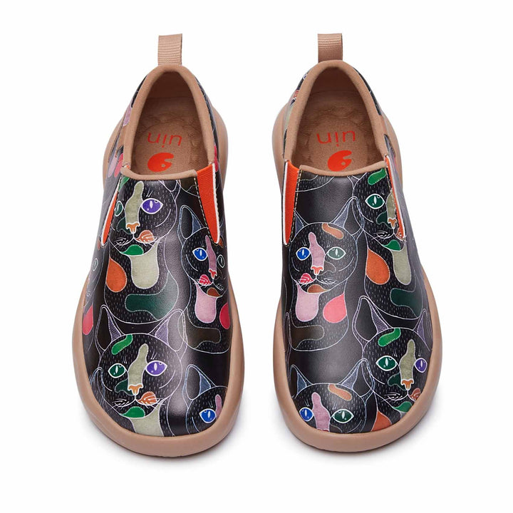UIN Women Leopard Cuenca Women Canvas loafers