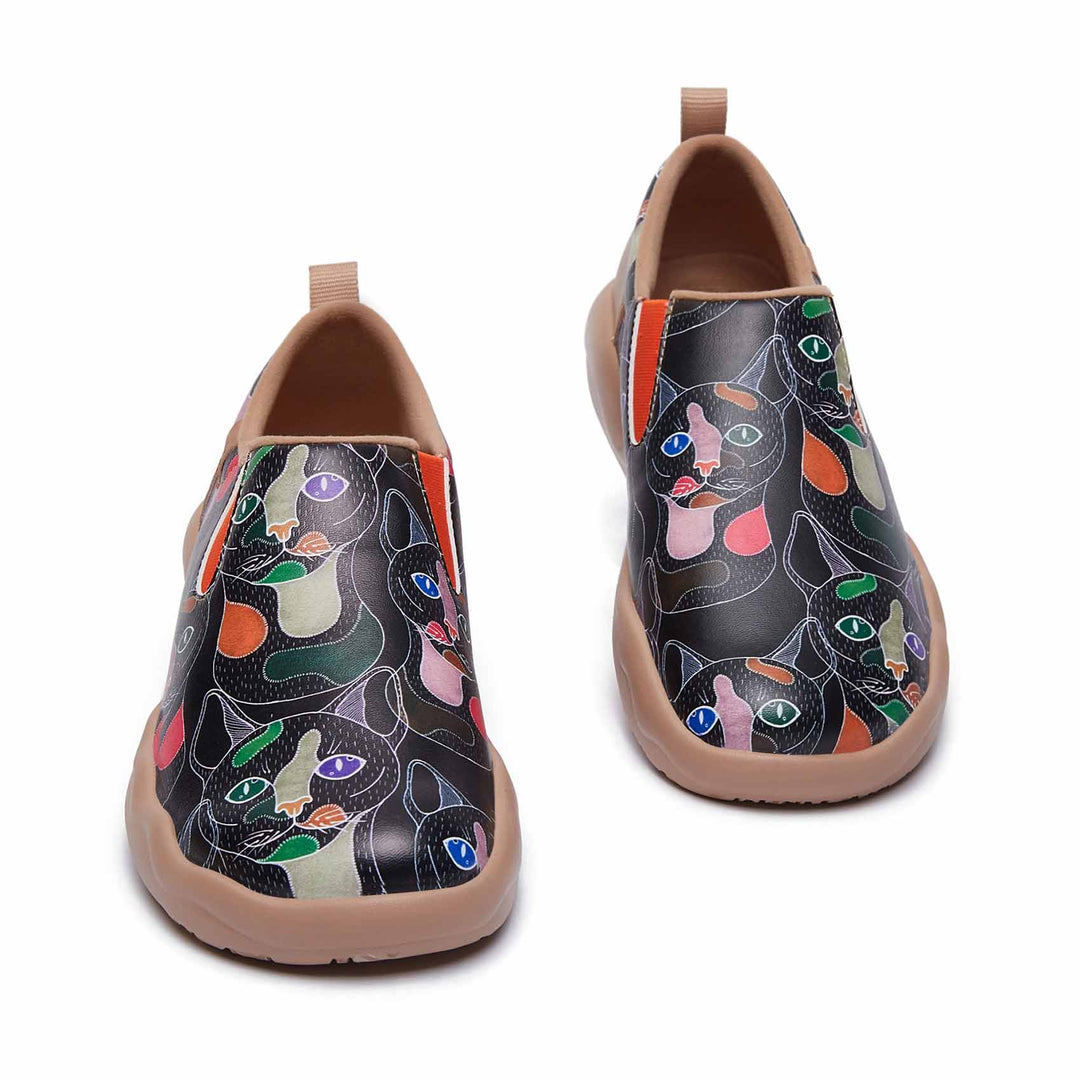 UIN Women Leopard Cuenca Women Canvas loafers