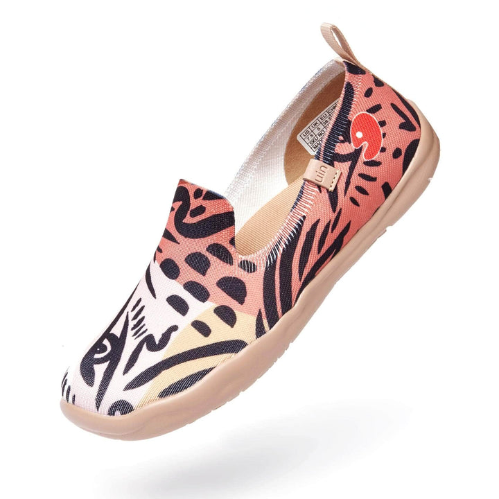 UIN Women Leopard's Eyes Barcelona Women Canvas loafers