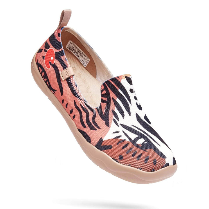 UIN Women Leopard's Eyes Barcelona Women Canvas loafers