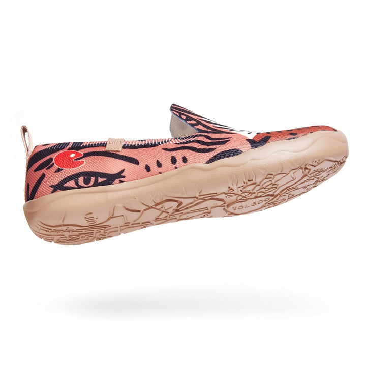 UIN Women Leopard's Eyes Barcelona Women Canvas loafers