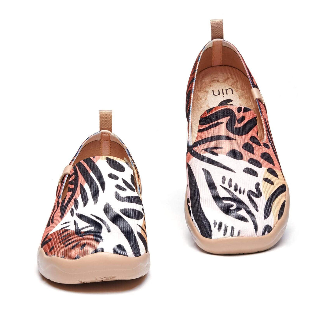 UIN Women Leopard's Eyes Barcelona Women Canvas loafers