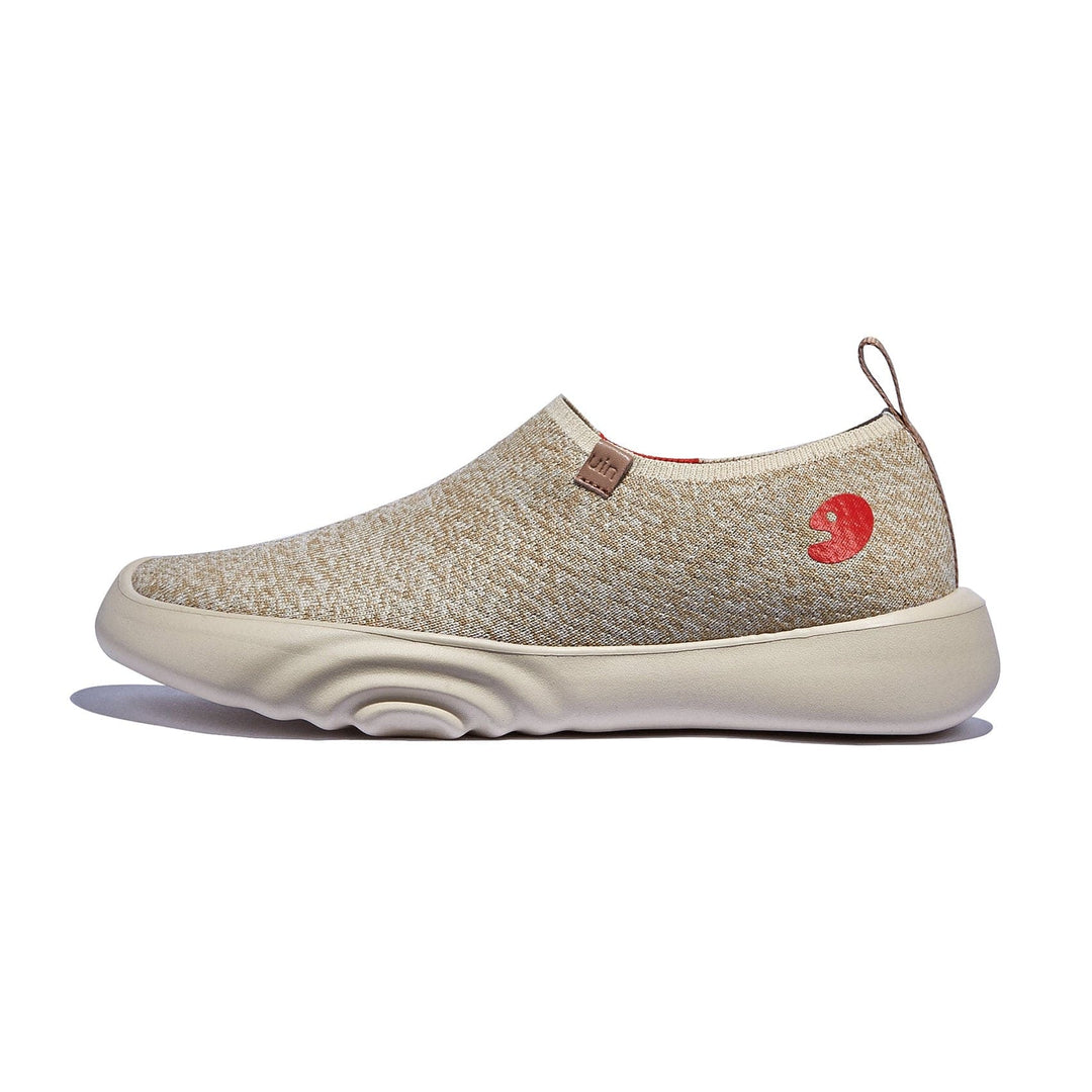 UIN Women Light Khaki Toledo XV Women Canvas loafers