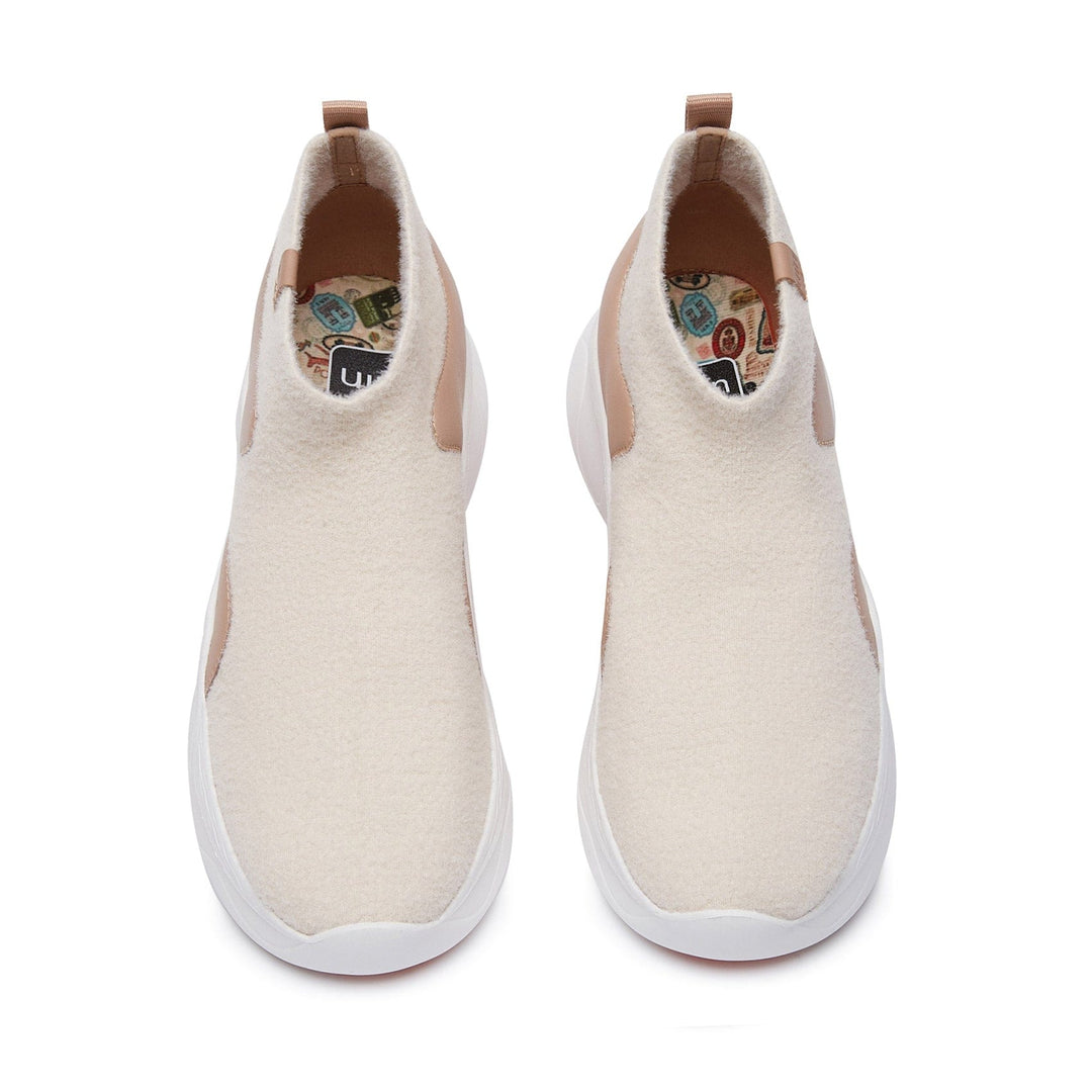 UIN Women Light Ocre Palma II Women Canvas loafers