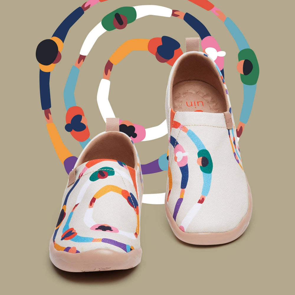 UIN Women Love Circle Toledo I Women Canvas loafers