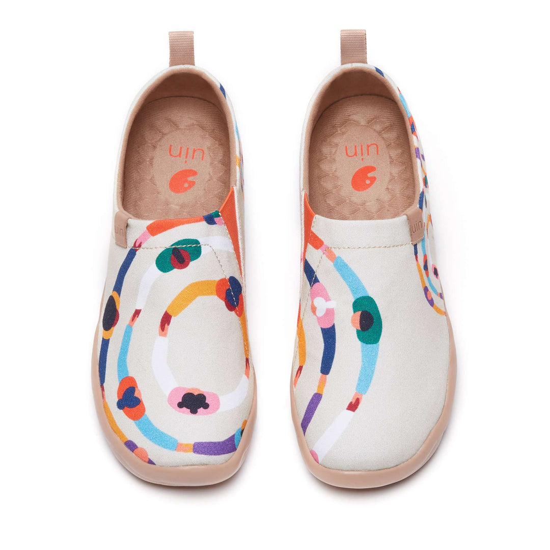 UIN Women Love Circle Toledo I Women Canvas loafers